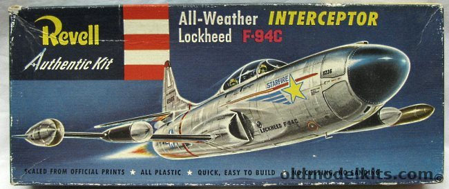 Revell 1/56 F-94C Starfire Interceptor, H210 plastic model kit